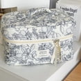 thumbnail image 5 of Wholesale Vintage Flower Women Cosmetic Bag Portable Zipper Makeup Travel Organizer Female Handbag Toiletry Quilting Pouch (Tote), 5 of 7