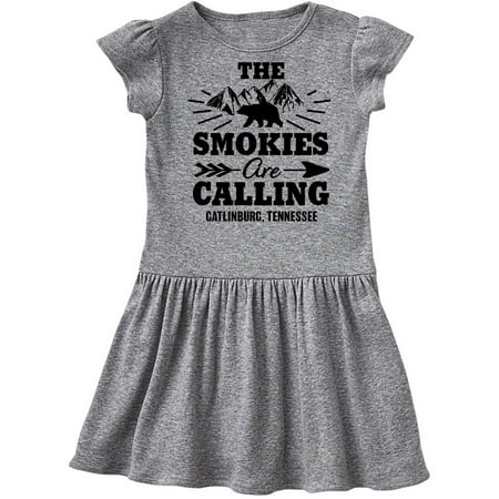 

Inktastic The Smokies Are Calling Tennessee Vacation Gift Toddler Girl Dress