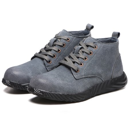 

Leather Work Boots Breathable Soft Sole Anti-smashing Anti-puncture Work Shoes 41