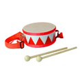 thumbnail image 4 of Caja de tambor de 6 pulgadas, instrumento de percusión, artículos para fiestas, correa ajustable para el hombro Rojo, 4 of 9