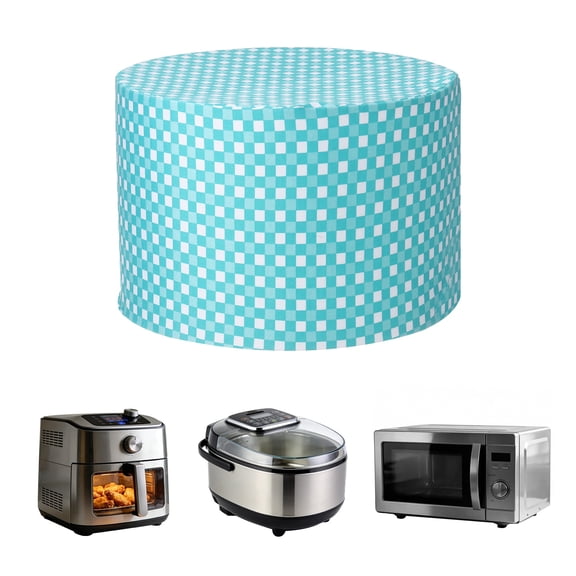 Uxcell Air Fryer Cover 12''x 12'' - Waterproof Protective Heat-Resistant Rice Cooker Cover Small Appliance Dust Jacket for Air/Fryer/Oven, Blue