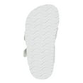 thumbnail image 6 of Wonder Nation Classic White Footbed Slide Sandal (Toddler Girls), 6 of 6