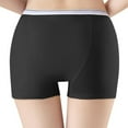 thumbnail image 3 of KHONTS Women's High Waist Underwear Plus Size Leakage Comfortable Breathable Ladies Panties for Daily Wear Black XXL, 3 of 9