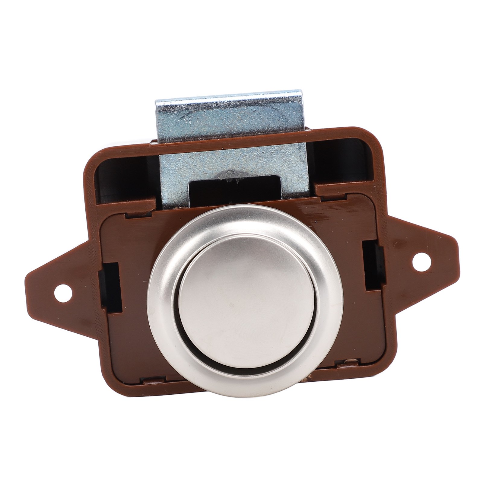 Lot De 2 Loquets À Bouton Poussoir Pour Tiroir, Armoire, Porte, Placard - Pour Camping-Car