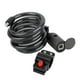thumbnail image 1 of Cerradura antirrobo portátil sin llave de seguridad impermeable con huella dactilar inteligente para bicicleta y motocicleta, 1 of 5