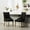 Charcoal, variant on Of 2 Tan Button Solid Wood Wingback Hallway Chairs - Practical 2 Fun