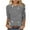 Silver, variant on 3/4 Length Sleeve Womens Tunic Blouse Casual Sequin Sparkly Tee Tops Trendy Party Clubwear Tops Silver L