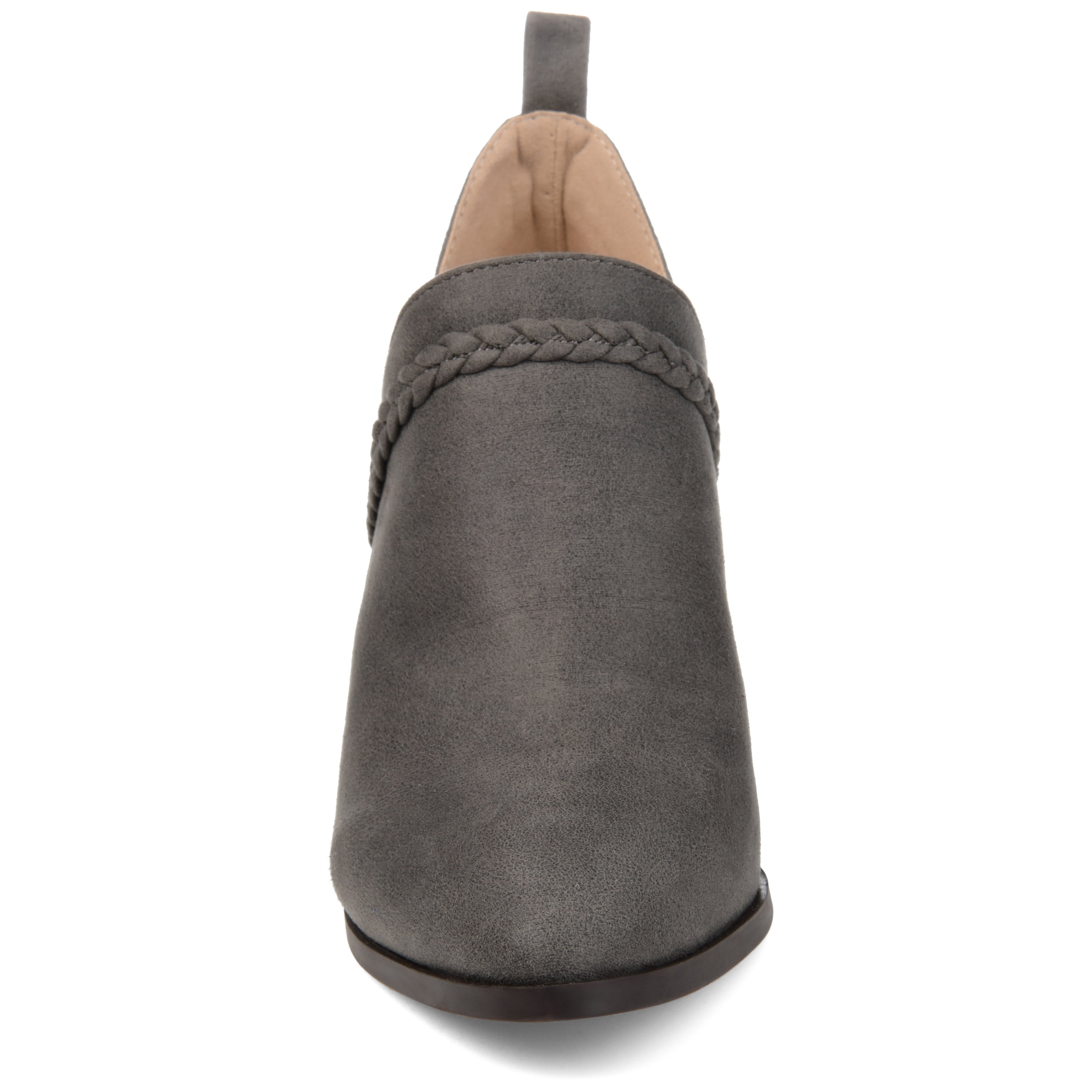 Journee Womens Sophie Pull On Stacked Heel Booties