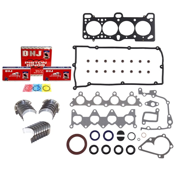 DNJ RRK129 Re-Ring Kits Set Fits Cars & Trucks 01-05 Hyundai 1.6L DOHC