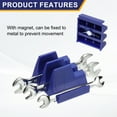 thumbnail image 3 of 46pcs Magnetic Wrench Organizer for Tool Box, Magnetic Modular Wrench Organizer Holder Toolbox Universally for 46 Tools Drawer Chest Ratcheting Offset Wrenches, Blue, 3 of 7