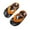 Orange, variant on FINALGANG Child Boys Sandals For Toddler Kids Summer Beach Slides Comfortable Casual Outdoor Printed Flip Flops Elastic Strap Lightweight Breathable Daily Wear 5-6 Years
