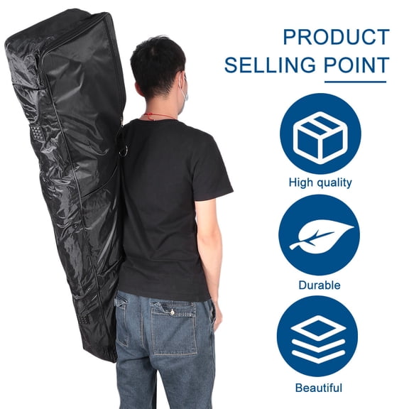 HEANUJJ Storage Bag for 88-Key Electronic Piano Keyboard, Black Protective Carrying Case