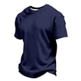 thumbnail image 3 of T-Shirts à Manches Courtes en Tricot pour Garçons, Col Rond Uni, Hauts d'Été Décontractés, 3-14 Ans, 3 of 5