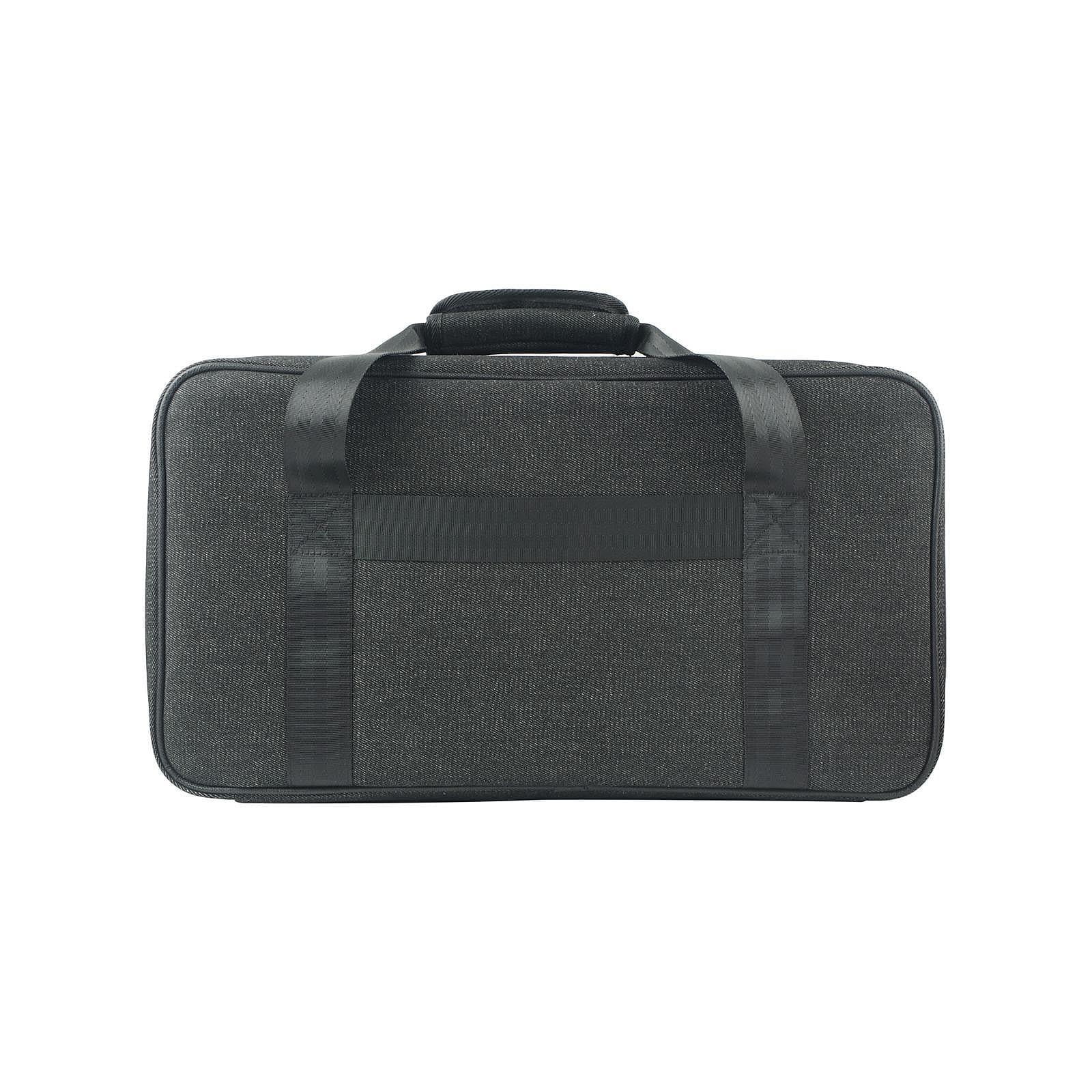 LeeQinersw Guitar Effects Pedal Board Bag Multieffects Carrier for Daily Transport Show L Black L
