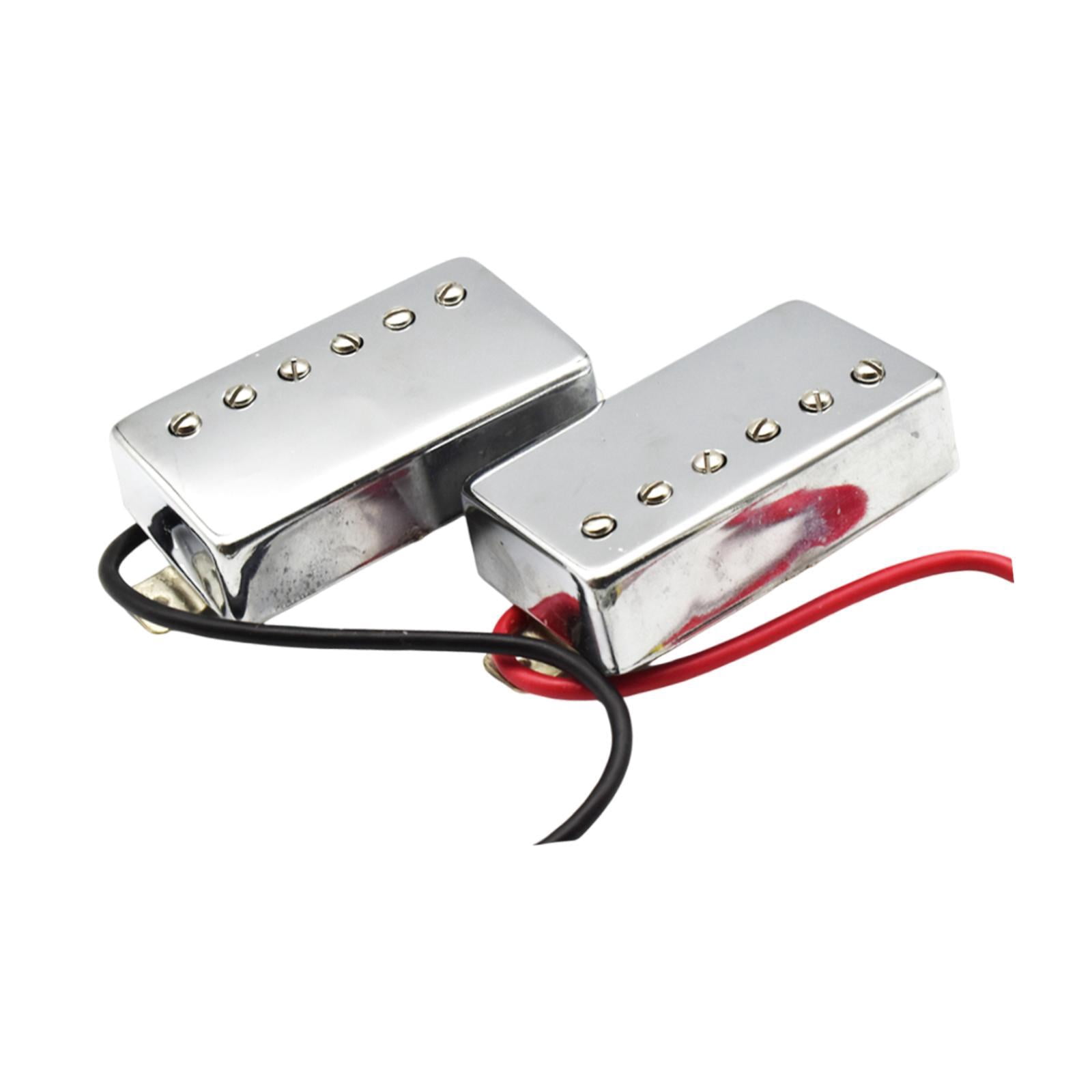 Dualoai Electric Guitar Humbucker Pickup Easily Install Reliable Premium Spare Parts Neck and Bridge