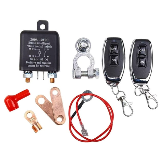 Interruptor de corte de batería de control remoto, reemplazo de interruptor de apagado para automóvil y