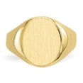 thumbnail image 4 of 14k Yellow Gold 12x10.5mm Signet Ring, 4 of 9