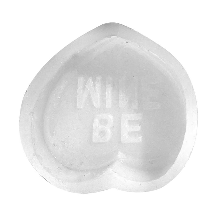 Candle Mold DIY Non-stick Silicone Kiss Me Be Mine Soap Mold Valentines Day  Gift-leaveforme 