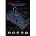 thumbnail image 7 of for Samsung A02s Case, Galaxy A02s Case with HD Screen Protector, Military-Grade Ring Kickstand Holder Car Mount 15ft Drop Tested Shockproof Cover Phone Case for Galaxy A02s, Blue, 7 of 7