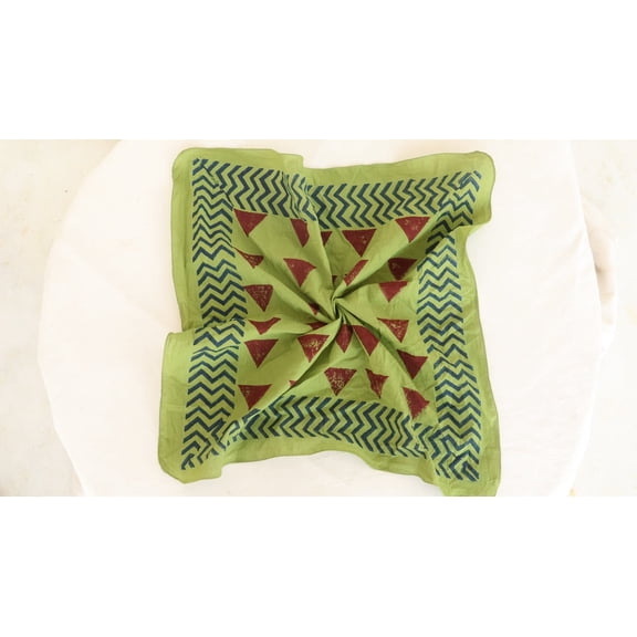 Bandana Scarf, Paisley Design Vibrant Colors,pure cotton Winter Scarf, Unique Design Block Print Bandana