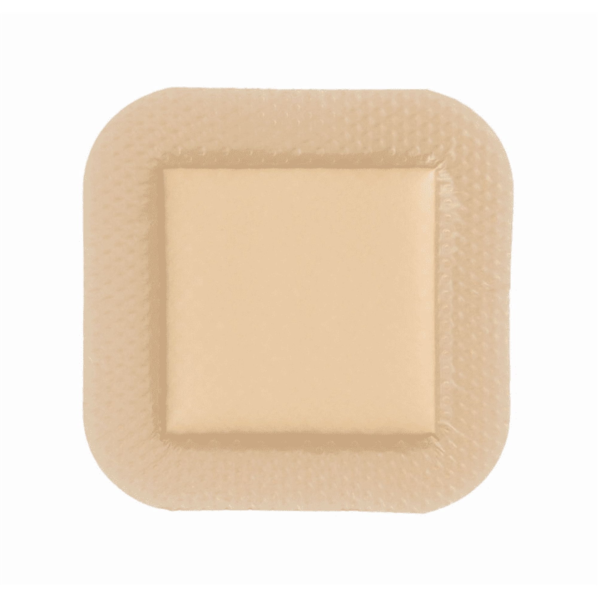Cardinal Health Silicone Bordered Foam Dressing, 4 x 4 In., Sterile, Latex-Free, 5 Count