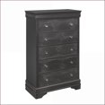 thumbnail image 5 of Chests & Wardrobes | Contemporary Metallic Grey Chest with Crystal Hardware | Metallic Grey | Solid Wood+MDF, 5 of 5