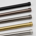 thumbnail image 5 of Better Homes & Gardens 1 in Matte Black Cap Adjustable Single Curtain Rod Set, 32-120 in, 5 of 5