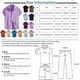 thumbnail image 2 of Men's Spring Summer Casual Solid Color Short Sleeve Shirt Loose Turn-down Collar ShirtL, 2 of 3