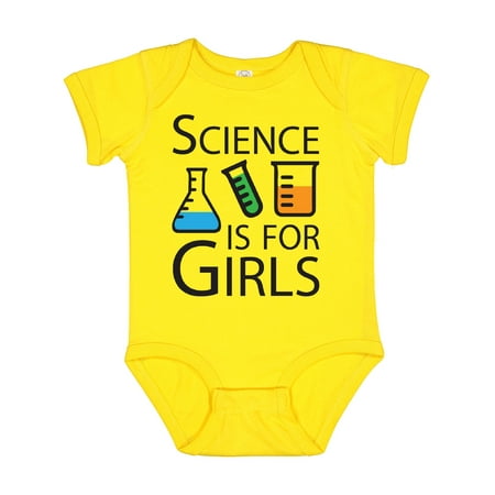 

Inktastic Science is for Girls Gift Baby Girl Bodysuit