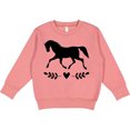 thumbnail image 2 of Inktastic Horse for Girls Toddler Sweatshirt, 2 of 4