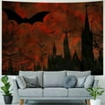 thumbnail image 4 of Autua Gothic Art Tapestry Wall Hanging Unique Style Graphic Tapestries Home Decor for Living Room Bedroom Farmhouse Dorm 50x40inch, 4 of 6