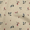 thumbnail image 1 of oneOone Cotton Flex Beige Fabric Floral Craft Projects Decor Fabric Printed By The Yard 40 Inch Wide, 1 of 4