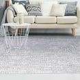 thumbnail image 7 of Superior Two-Toned Braided Indoor/ Outdoor Area Rug, Slate/ White, 3' x 5', 7 of 7