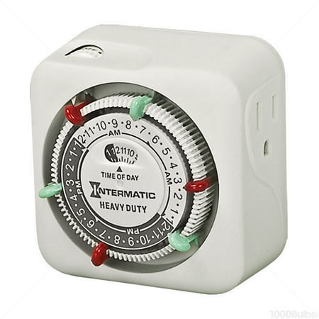 timer light amp christmas timers grounded intermatic duty heavy