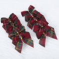thumbnail image 6 of 10PCS Christmas Fabric Bows Easy to Maintain Shape for Tree Decoration and Gift, 6 of 8