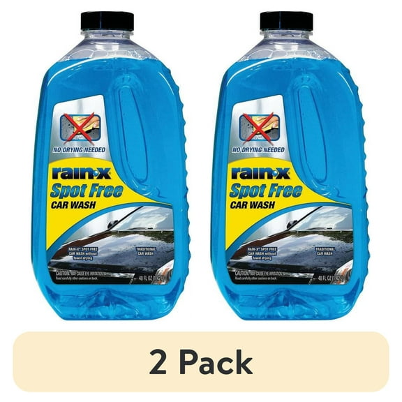 (2 pack) Rain-X Spot-Free Car Wash, 48 Oz - 620073W
