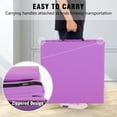 thumbnail image 6 of YRLLENSDAN Folding Gymnastics Mat Thick Exercise Mat for Home Workout Leather Tumbling Mat for Gymnastics for Home Schooling and Daycare Cheer Mat Foldable Gym Mat for Kids 2×6 ft,Purple, 6 of 8