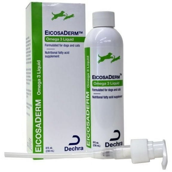 EicosaDerm 8oz by Derma Pet Omega 3 & 6 Fatty Acids