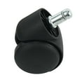 thumbnail image 6 of 50mm Office Chair Roller Wheels - Set of 10 - Black, 6 of 8