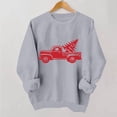 thumbnail image 4 of Christmas Graphic Sweatshirts for Women Xmas Car Printed Pullover Long Sleeve Crewneck Tshirts Xmas Holiday Party Winter No Hood Sweaters, 4 of 5