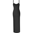 thumbnail image 2 of MURMUREY Women Sleeveless Spaghetti Strap Cami Maxi Slip Dress, 2 of 4
