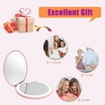 thumbnail image 2 of Wobane LED Compact Travel Mirror - 1x/10x Magnification, Handheld 2-Sided, Perfect for Purses & Handbags, 2 of 6
