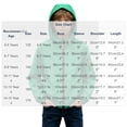 thumbnail image 3 of BXJX Boys Rain Jackets, Water Resistant Full Zip Hooded Windproof Windbreaker with Pockets Green Size 6-7 T, 3 of 9
