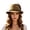 A-Khaki167, variant on Unisex Fedora Hat Velvet Surface Feather Decor Stylish Cap Vintage Party Carnival Oktoberfest Holiday Headwear