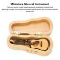 thumbnail image 3 of Mini Modelo De Guitarra, Detalles Ricos, Llavero Suavizante De Alto Brillo De 3,9 Pulgadas, Cierre De Langosta, Guitarra De Madera En Miniatura Para Decoración, 3 of 7