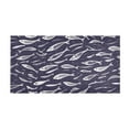 thumbnail image 4 of Bath Mat Soft Plush Non-Slip Absorbent Bathroom Rugs 39"x20" Flock Of Swimming Fish, 4 of 8