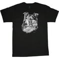 thumbnail image 1 of Men's T-shirt Shetland Sheepdog Face Dog Breed Gifts, 1 of 1