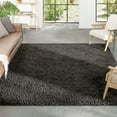 thumbnail image 4 of Well Woven Elle Basics | Emerson Shag Black | Textured Area Rug 3x5 (3'11" x 5'3"), 4 of 8