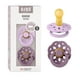 thumbnail image 1 of BIBS Chupones Boheme Pack de 2, Tetina redonda de látex natural, Talle 1, Color Violet Sky/Mauve, 0, 1 of 7