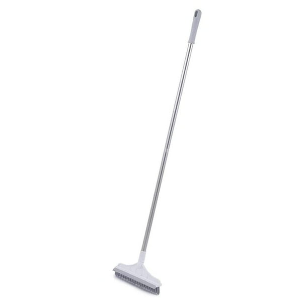 Cepillo para fregar 2 en 1 Kearding fregador ajustable giratorio 120 grados blanco